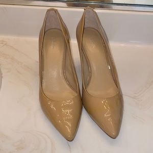 MICHAEL by Michael Kors Dorothy Patent Leather Nude Pump- Size 10